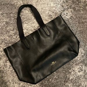 Coach leather tote